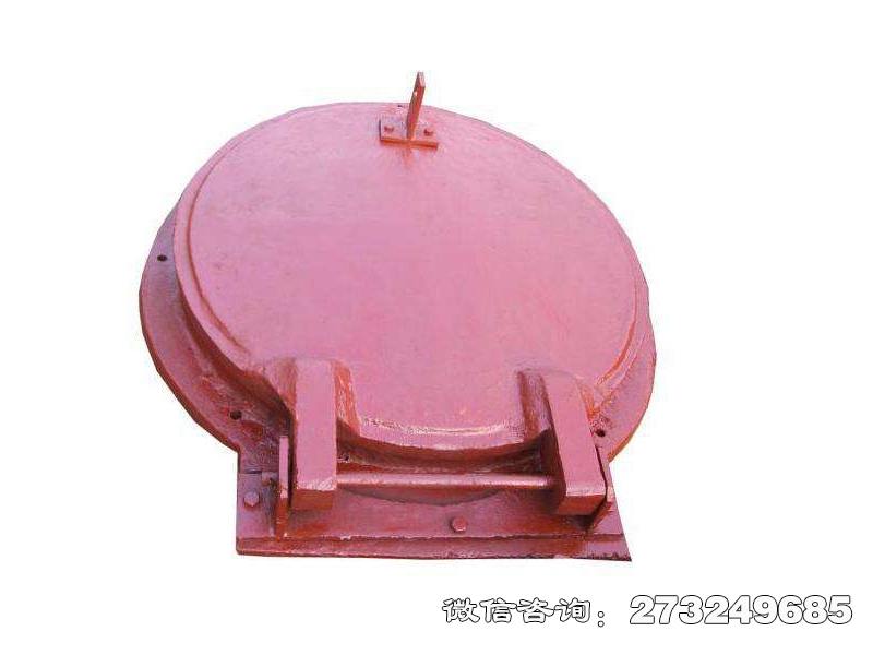 雁峰钢制圆形管道拍门
