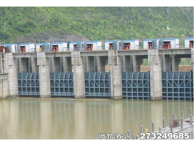 雁峰拦水大坝闸门