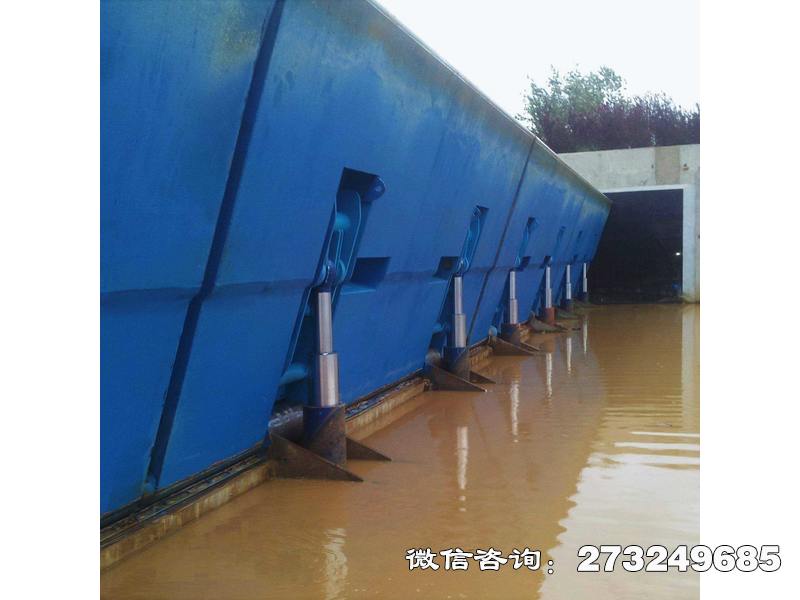 雁峰底横轴液压钢坝